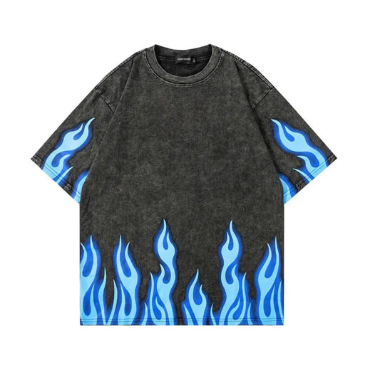 Blue flame T-shirt